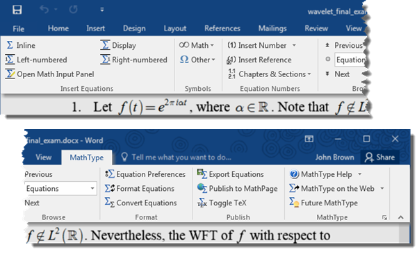 mathtype not on word toolbar mathtype not on word toolbar