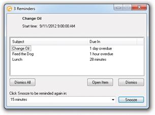 Reminders Manager