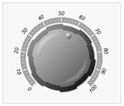 Nevron open vision knob gauge