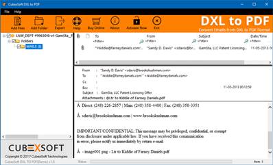 select dxl files