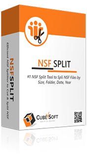 CubexSoft NSF Split - An Efficient NSF Split Tool
