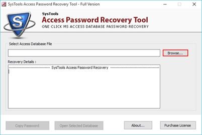 recover Access password