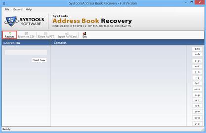 Address Book Recovery Tool