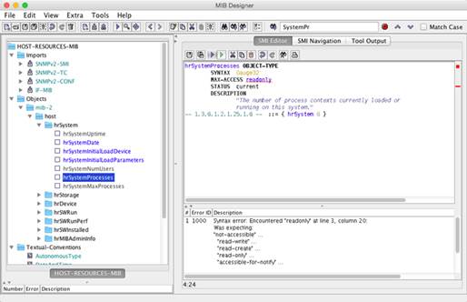 MIB Designer Screenshot Main Window